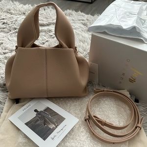 NWT **RARE** Authentic Polene Mini Neuf Handbag in Dune (Discontinued)
